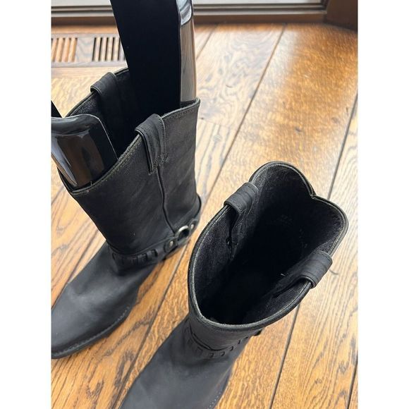 Black Leather Men\'s Boots main image 9